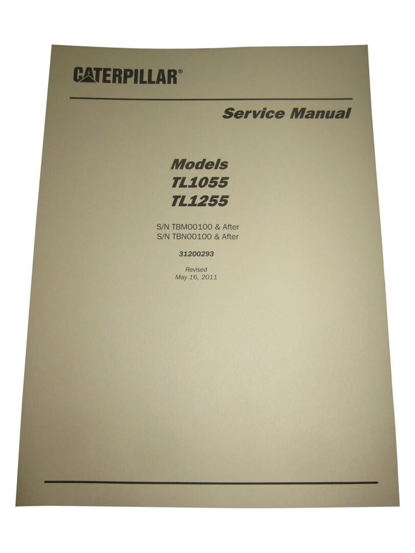 Part Number 31200293 TL1055 TL1255 Service Manual fits JLG
