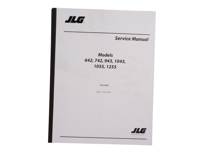 Part Number 31211033 642 943 1043 10/1255 Serv Mnl fits JLG