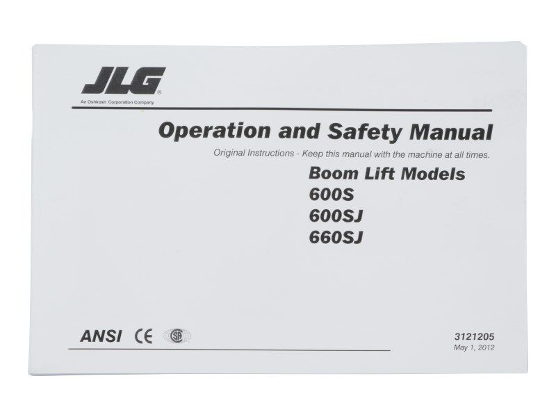 Part Number 3121205 600S Global Operators fits JLG