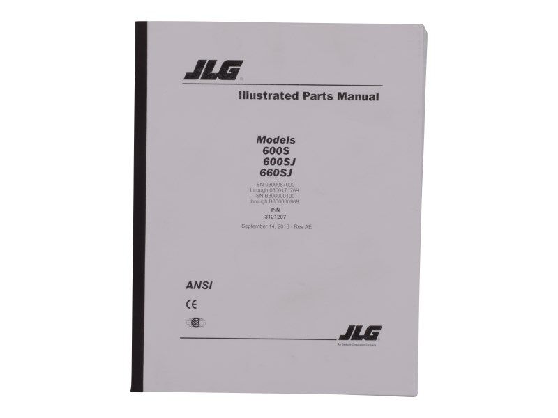 Part Number 3121207 600S Global Pts fits JLG