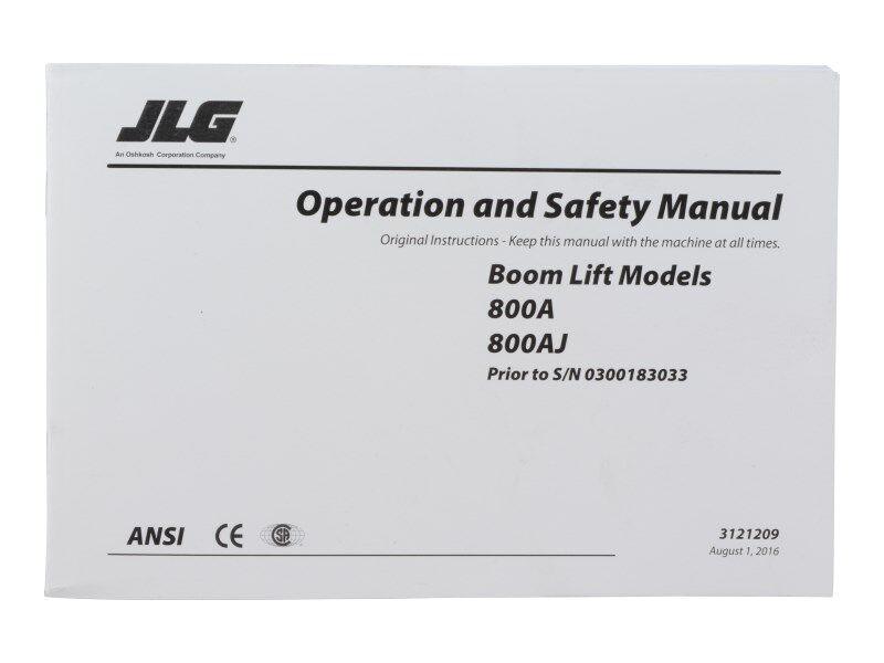 3121209 800A Gbl Operator Prior Sn 183033 | JLG - BHE Parts Store