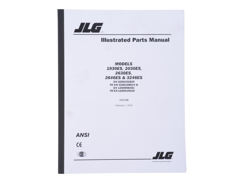 Part Number 3121248 Es Global Parts fits JLG