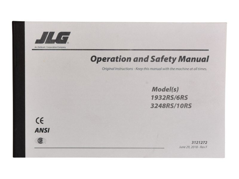 3121272 Mnl, Rs Gbl English Oper/Safe | JLG