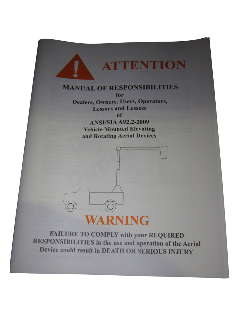 3128934 Ansi A92.2-2015 Trailer Mount | JLG