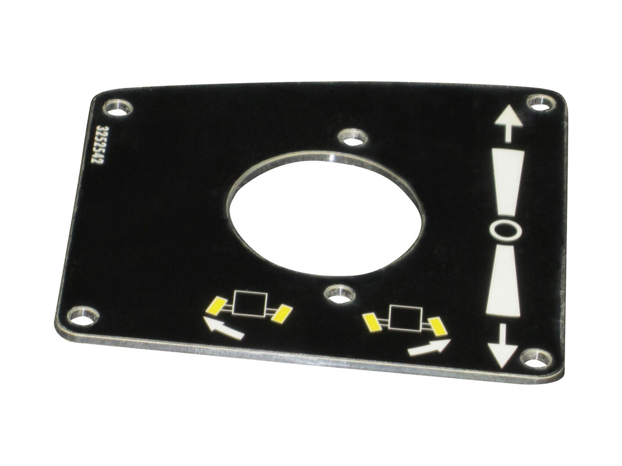 Part Number 3252542 Nameplate, Controller Lid fits JLG