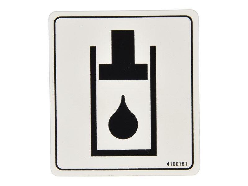 4100181 Decal Hydraulic Oil