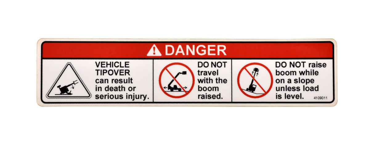 4109011 Decal Tip Hazard | JLG