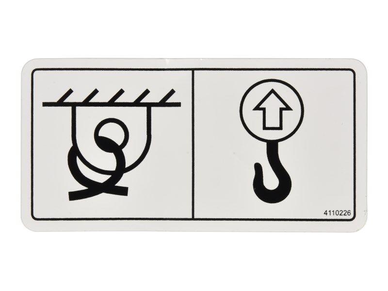 4110226 Decal Lift Point Tie Down