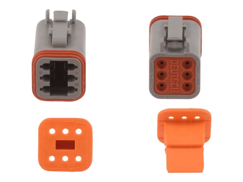 Part Number 4460894 Terminal, Conn 6 Pos Plug (Gry) fits JLG