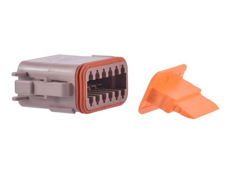 4460935 Terminal, 12 Pos Plug D (Brown) | JLG
