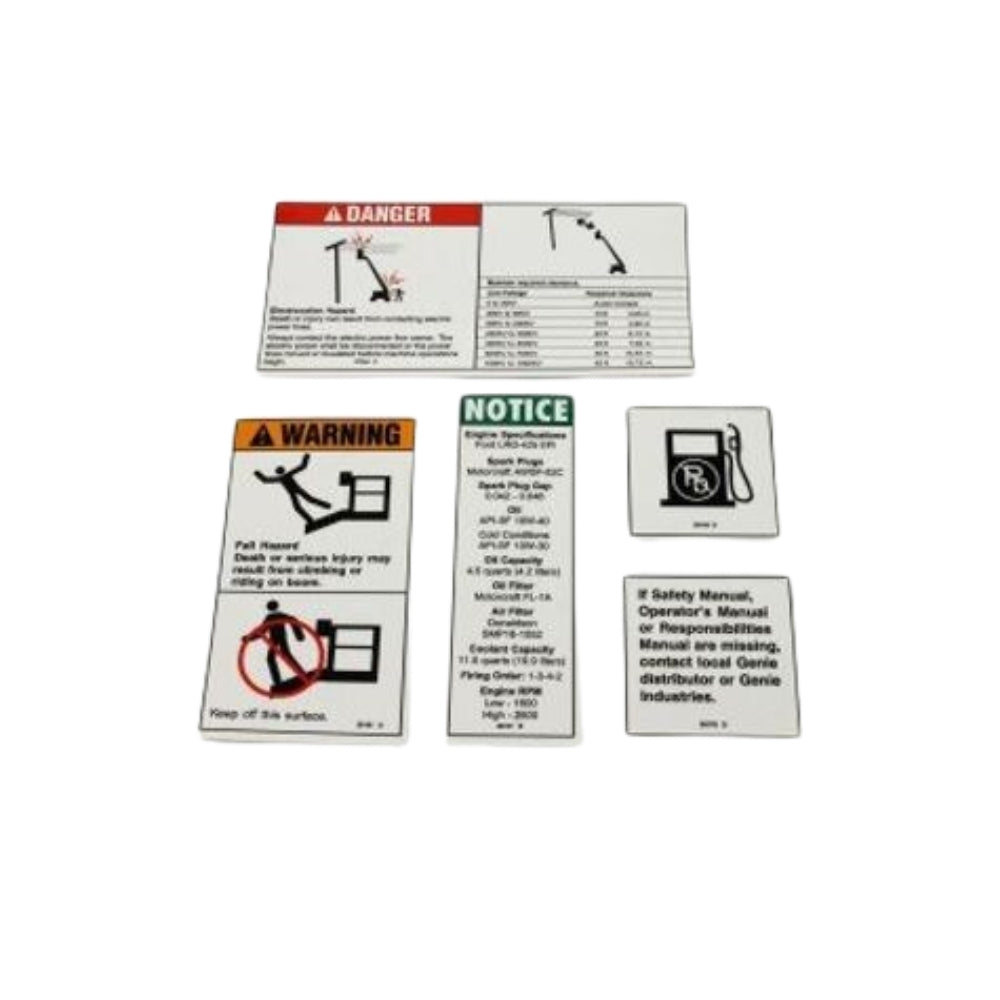 Part Number 52056GT Decal Kit Instr S60/65 Gas*** fits Genie