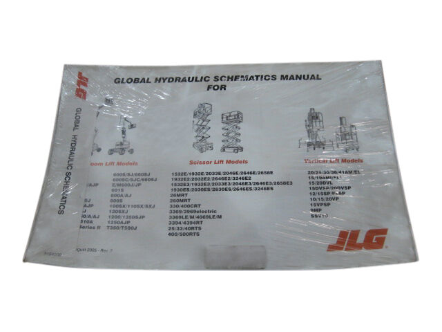 Part Number 70000105 Pack Revised Pgs Only-3124202 fits JLG