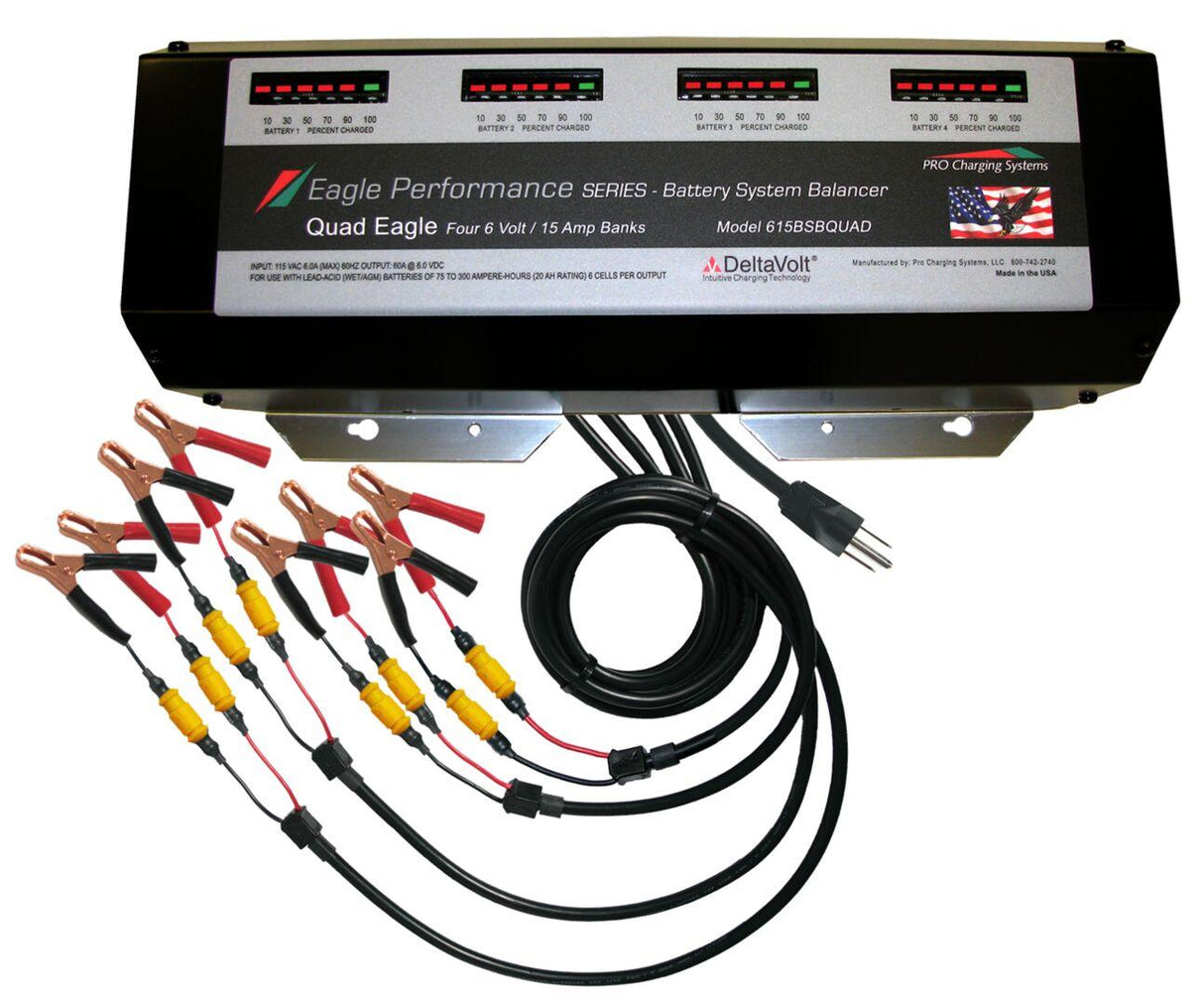 70013933 Battery Balancer Quad 6V