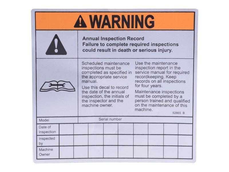 70040445 Annual Insp