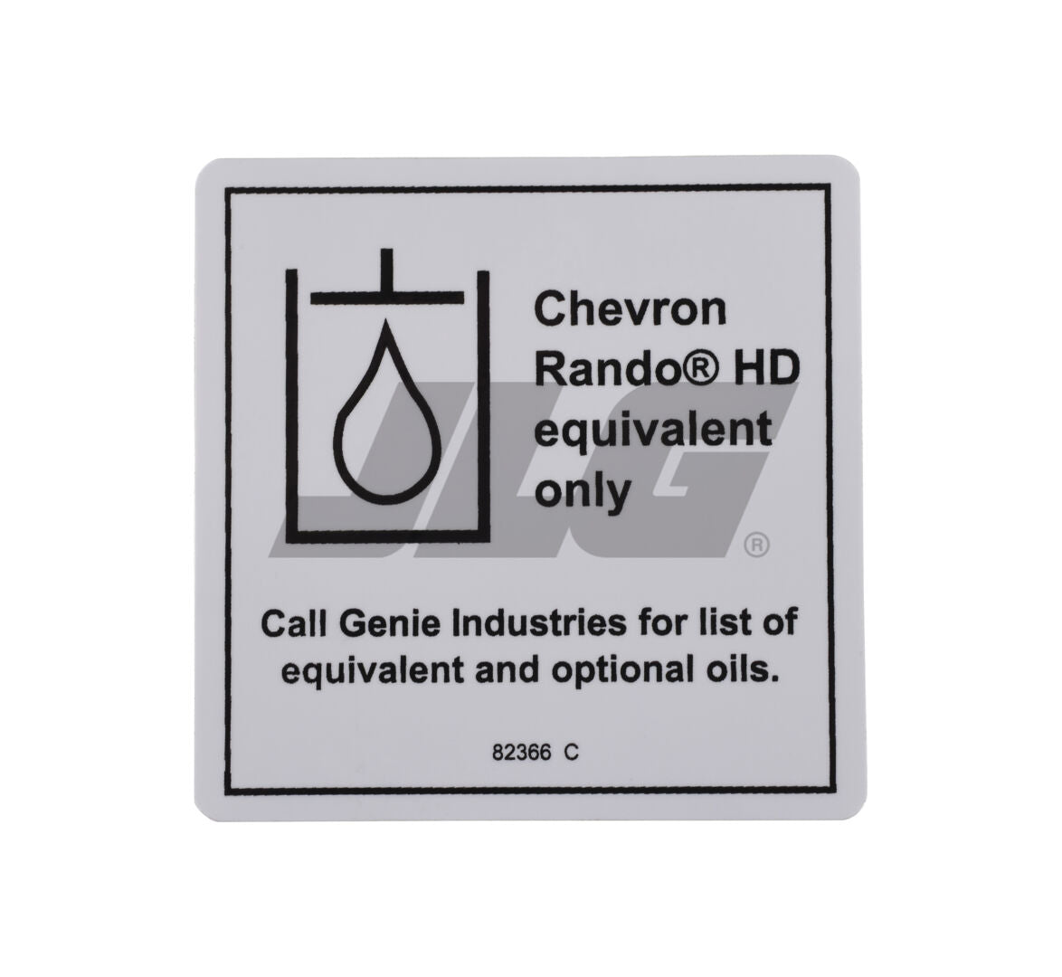 Part Number 70040465 Chevron Rando fits JLG