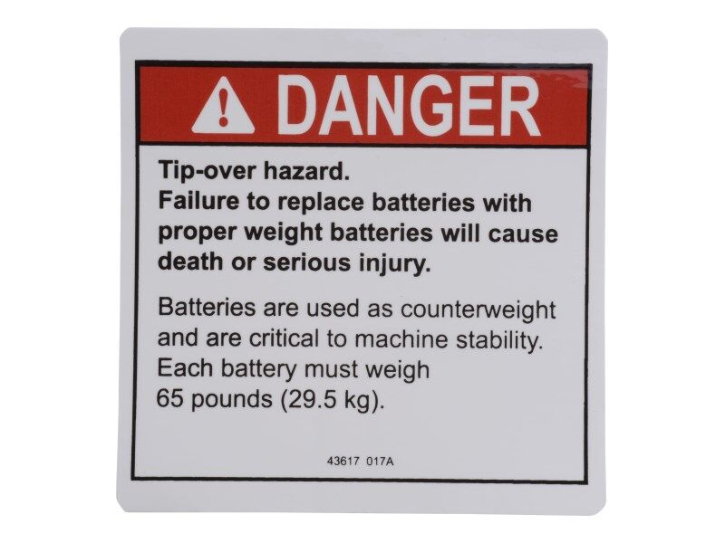 70040469 Tip-Over Battery | JLG