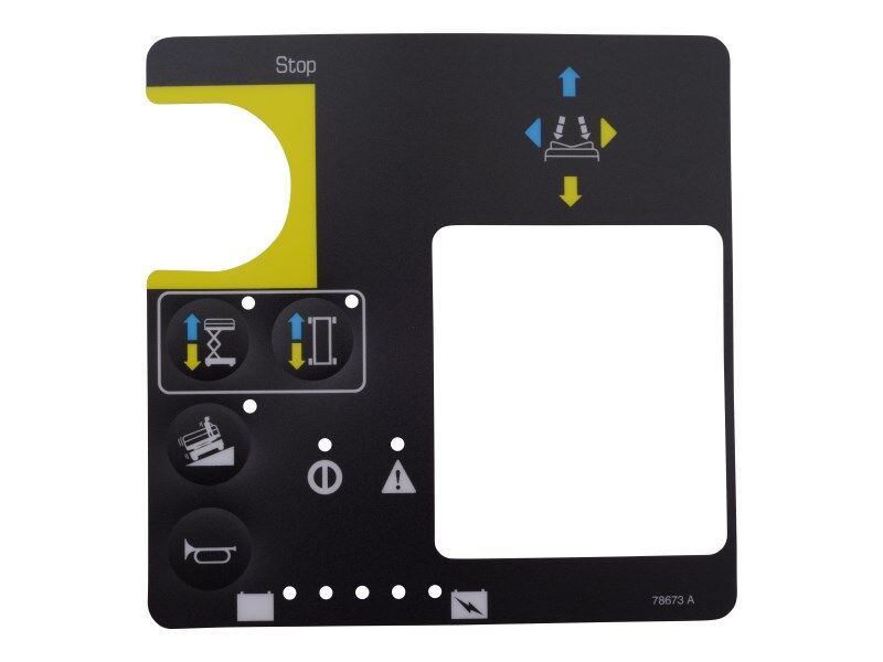 70040798 Overlay, Platform Control Box Gen 4 | JLG