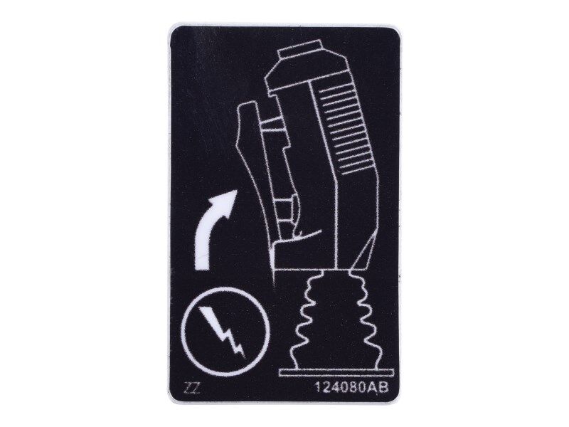 Part Number 70040886 Control Box Label fits JLG