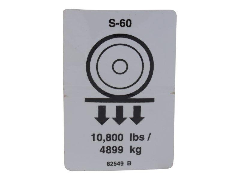 70041053 Wheel Load Decal