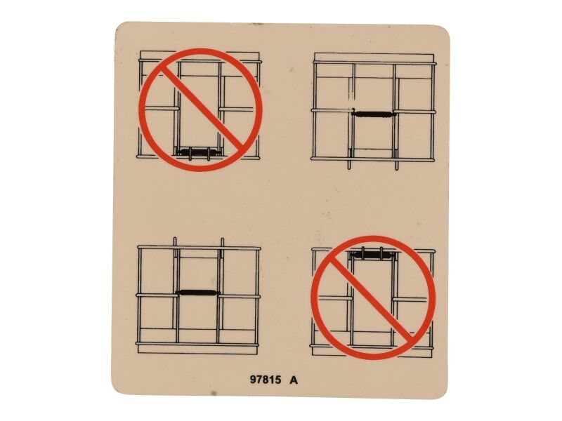 70041062 Decal, Lower Midrail | JLG