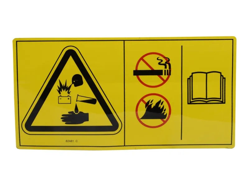 70041073 Decal, Symbol-Battery Safety | JLG