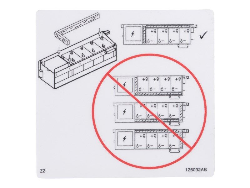 70041580 Decal, Warning Wood Spacers | JLG