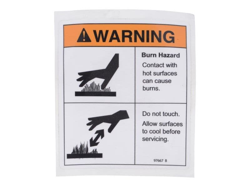 70042248 Decal, Burn Hazard | JLG