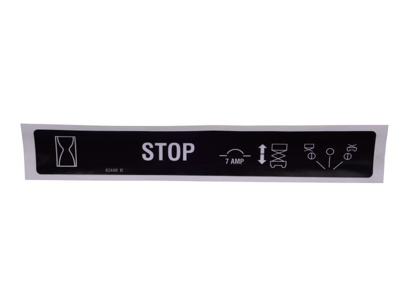 70043624 Decal, Ground Control Panel | JLG