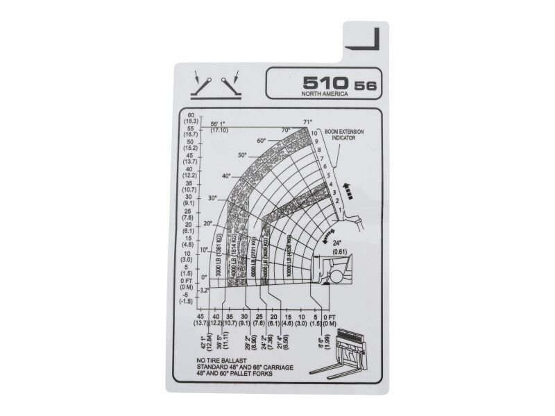 70047066 Decal, Load Chart | JLG