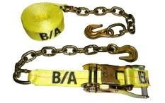 70052808 2"X27 Ft Rtch W/Chn&Grb Hks | JLG