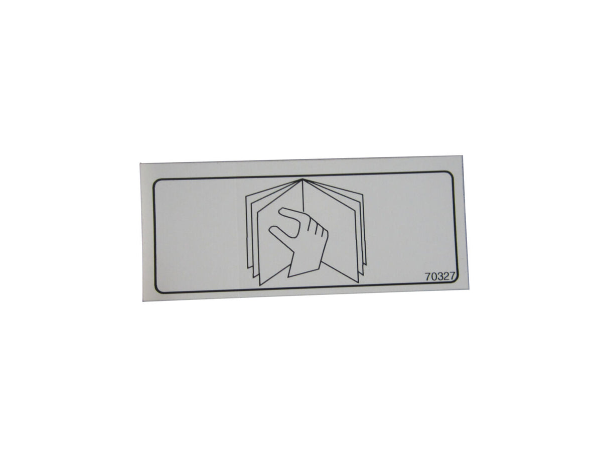 70327 Decal-Hand On Book | JLG