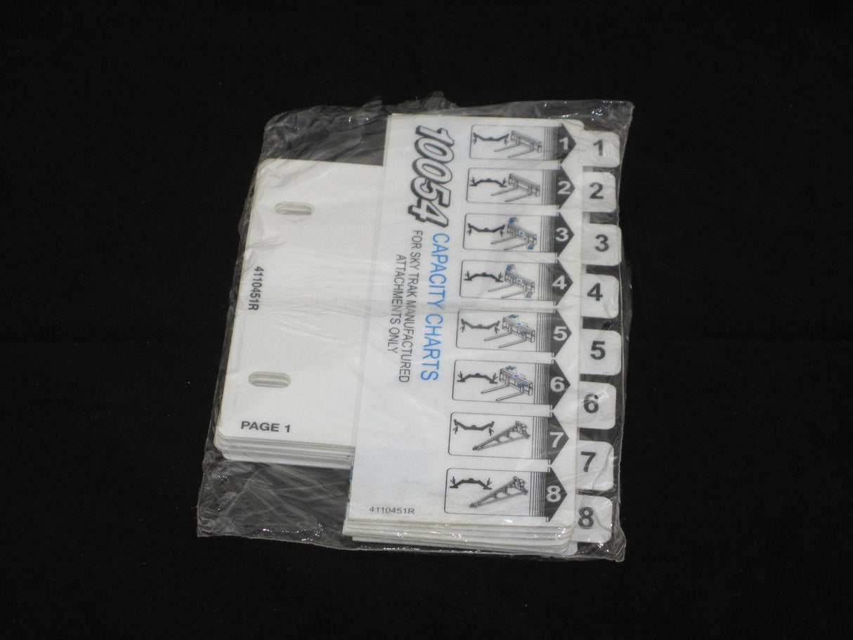 7301678 Booklet Load Chart N. America | JLG - BHE Parts Store