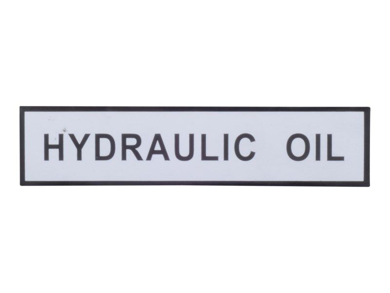 77023006 Hydraulic Oil Decal | JLG
