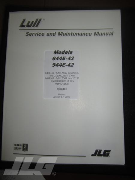 8990461 Manual Service 644E/944E | JLG - BHE Parts Store