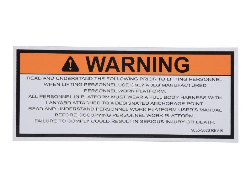 90553026 Warning Decal