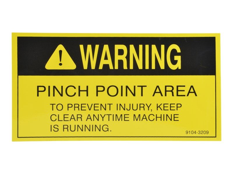 91043209 Decal - Pinch Point Warn | JLG