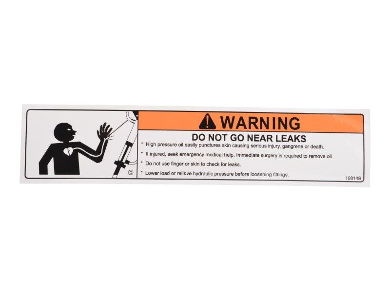 91083492 Decal-Oil Warning | JLG