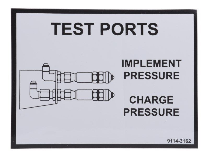 91143162 Decal - Test Port | JLG