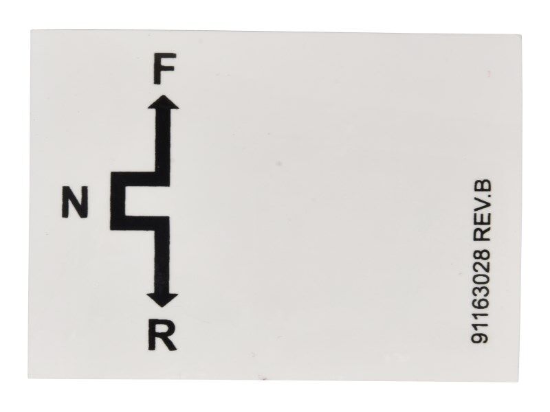 91163028 Decal - Shifter | JLG