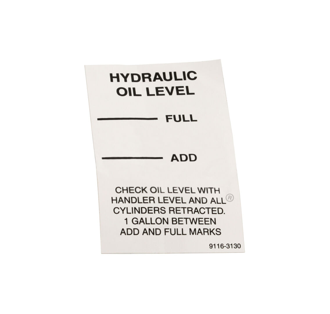 91163130 Decal - Oil Level | JLG