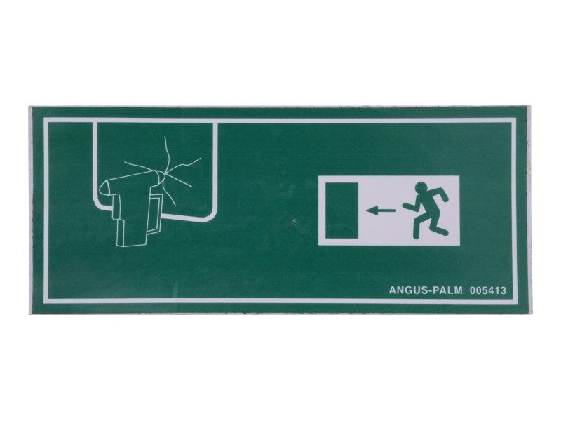 91404299 Emergency Exit Decal | JLG