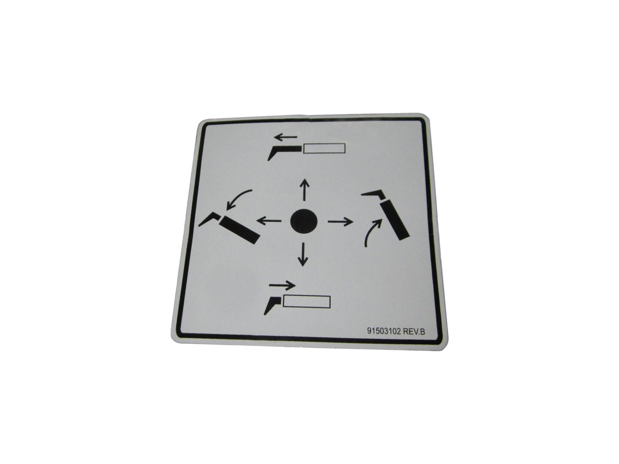 91503102 Boom Cntrl Decal | JLG