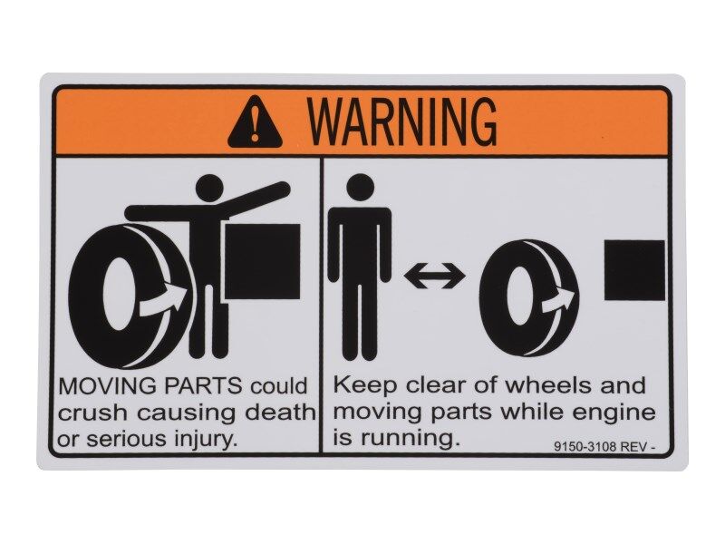 91503108 Steer Wheel Decal | JLG