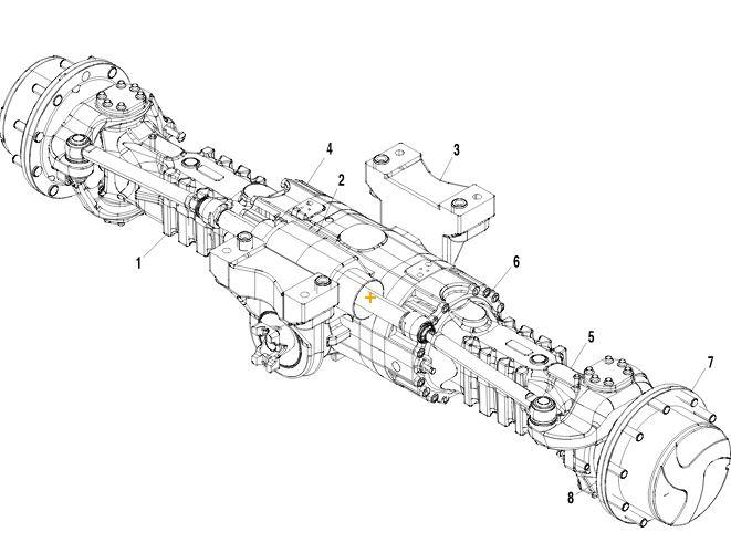 91513036EX Dana Rebuilt Front Axle | JLG - BHE Parts Store