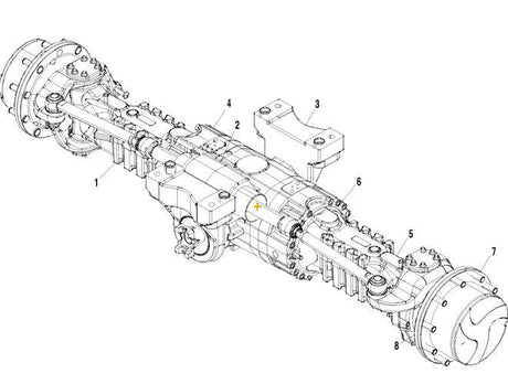 91513036EX Dana Rebuilt Front Axle | JLG - BHE Parts Store