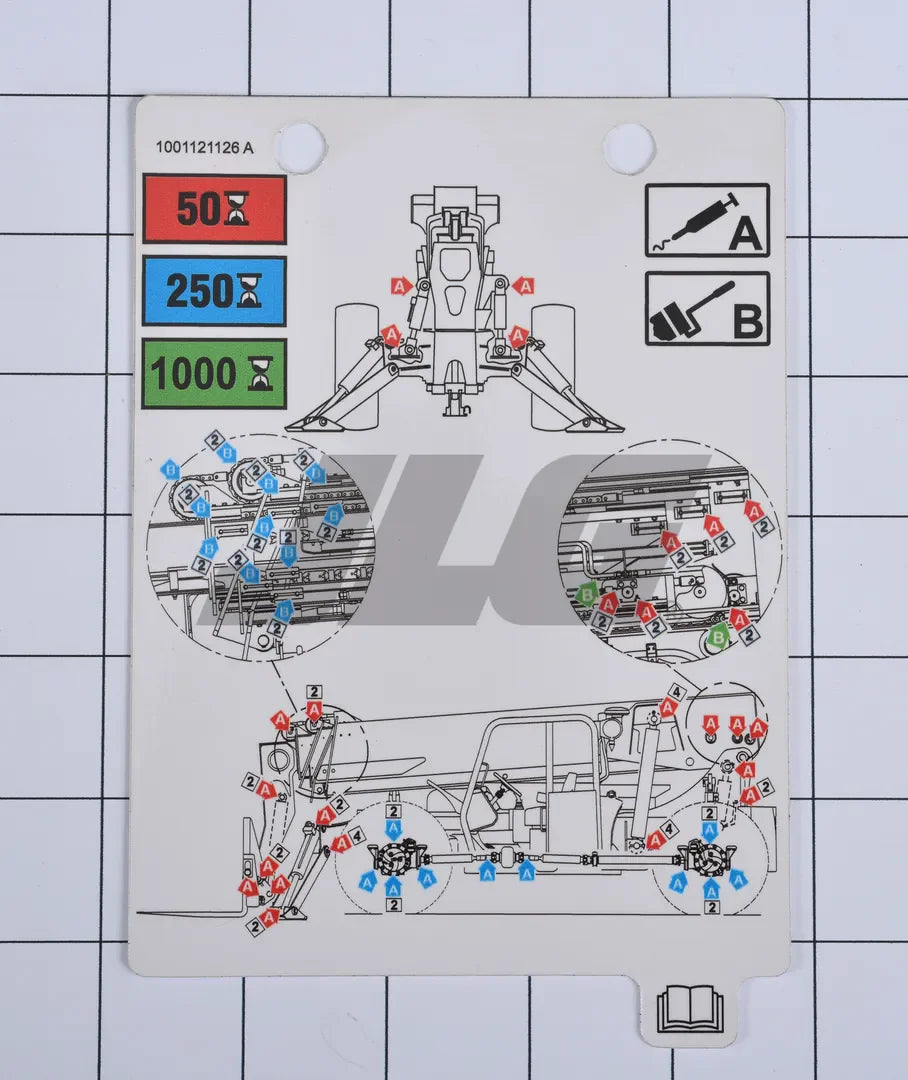 91563227 Decal, Service Instruction | JLG