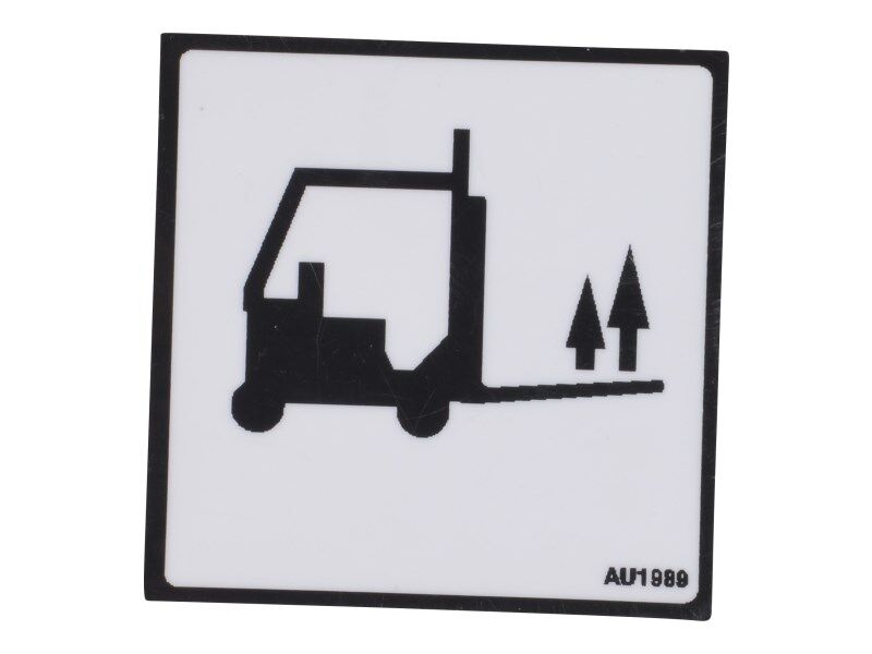 AU1989 Decal, Fork Insert | JLG