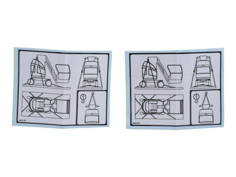 AU2101 Tie Down and Lifting Decal