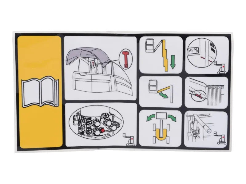 AU2209 Decal, Mast Manual Descent | JLG