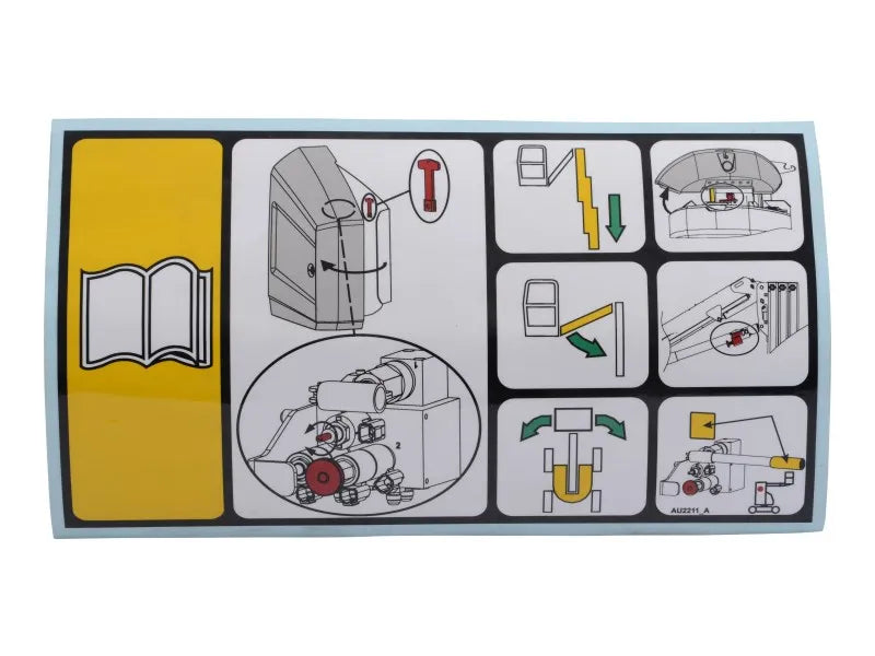 AU2211 Decal, Emergency Controls | JLG